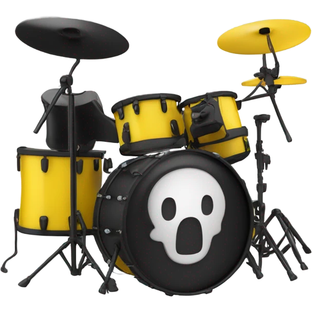bateria amarilla con negro emoji