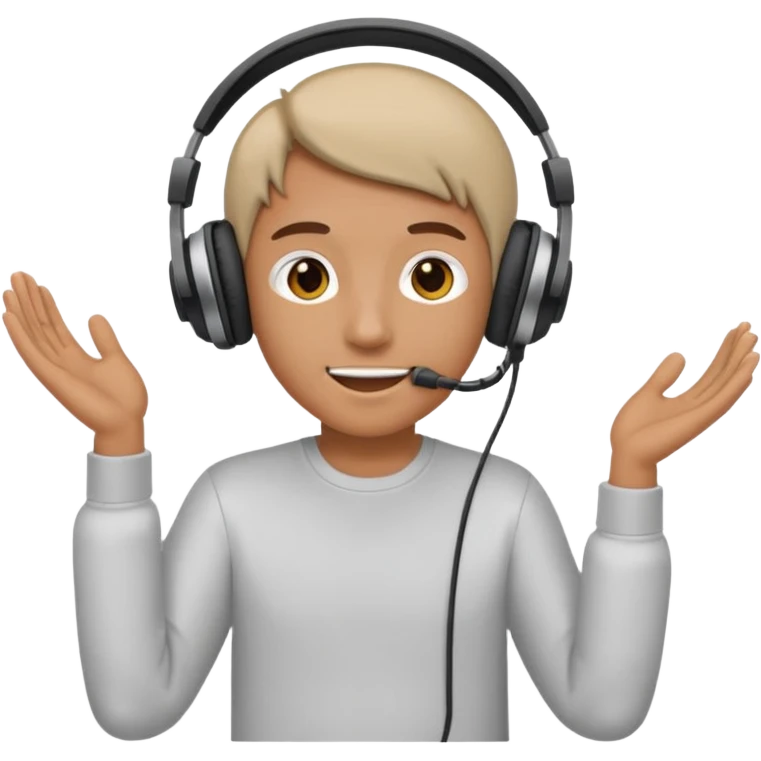 listening to music with headphones emoji