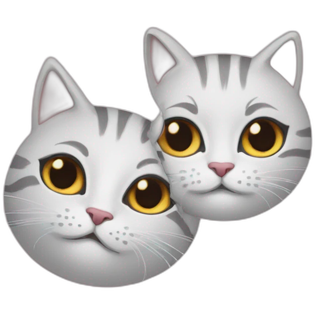 Cœur et chat emoji