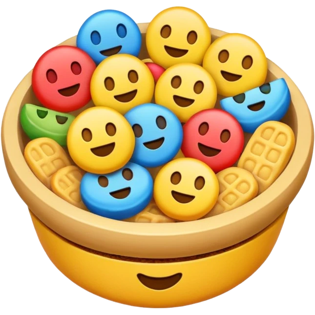 snack colorful simple emoji emoji