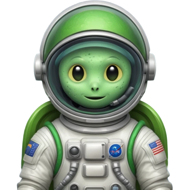 slime alien Astronaut emoji