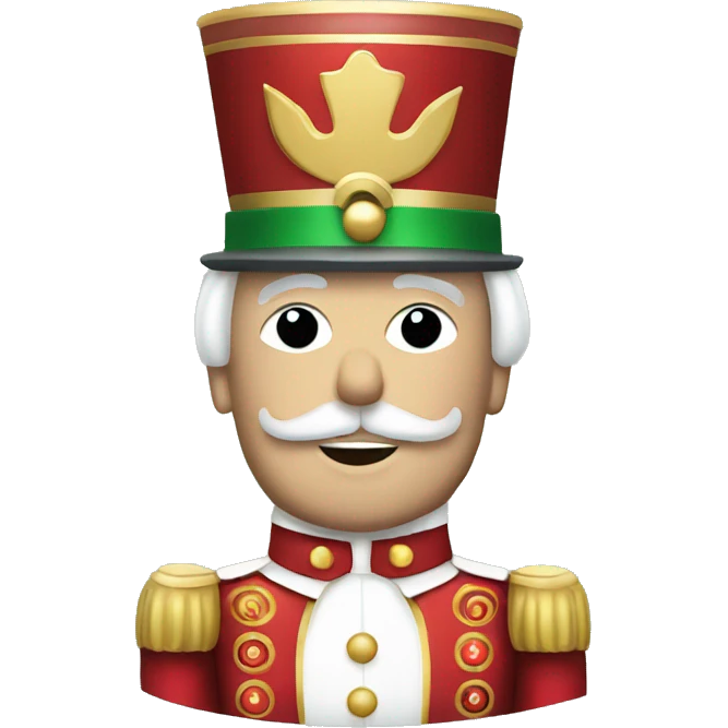 christmas nutcracker emoji