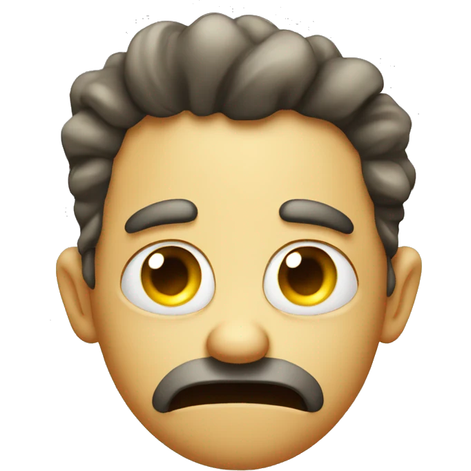Grossed out stinky face emoji