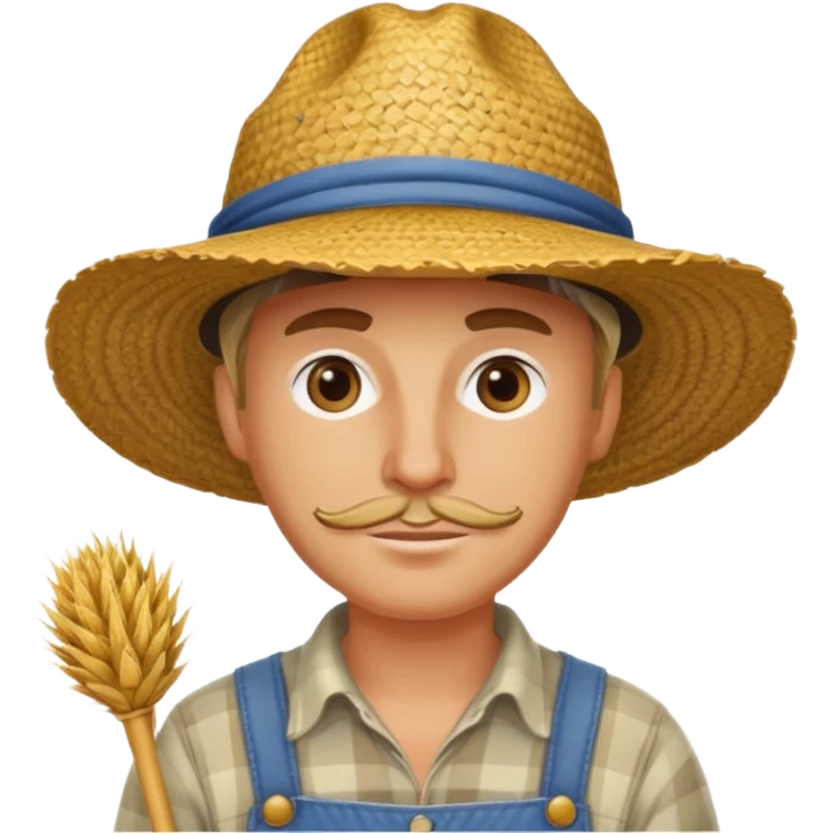 farmer with hat emoji