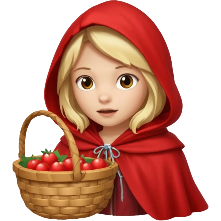 Little Red riding hood emoji