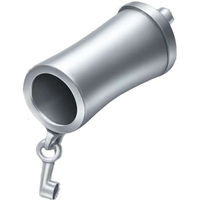 silver whistle emoji