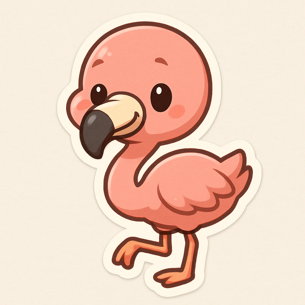 flamingo emoji