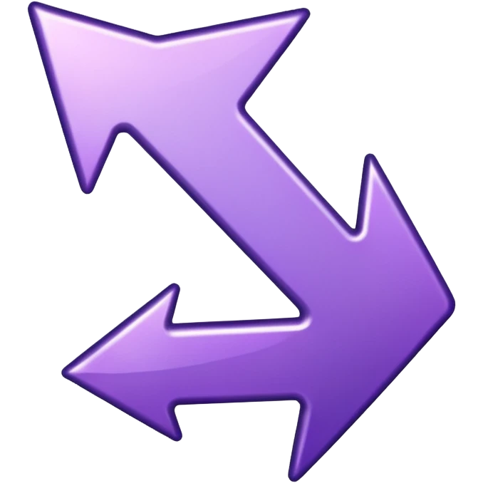 seta para direita roxa emoji