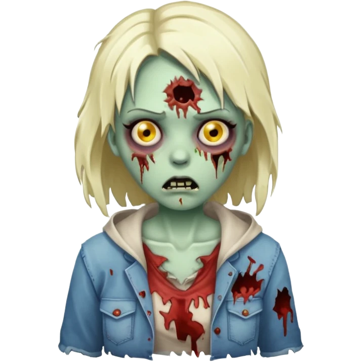zombie girl emoji
