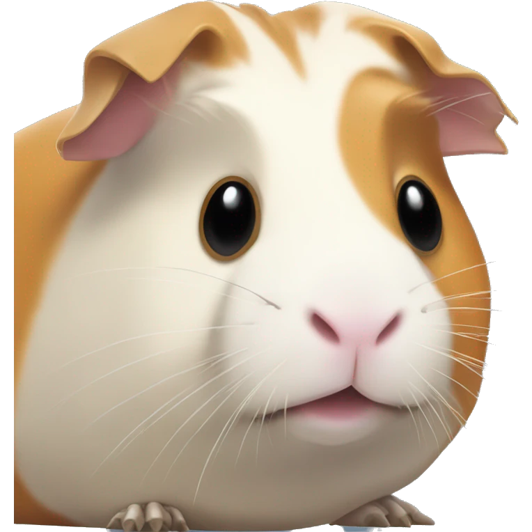 full skeleton of a guinea pig without meat emoji