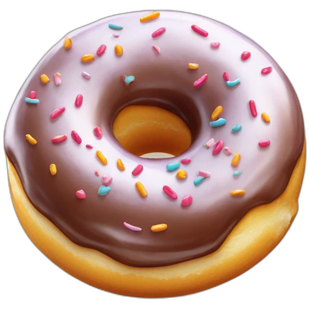 donut sucré au sucre emoji