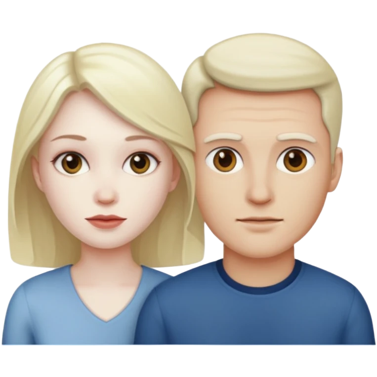 gray woman and male just for testing emoji