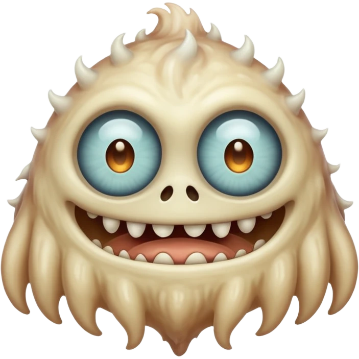 Beige fog monster   emoji