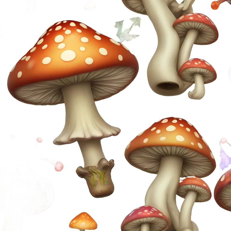 Mushroom fairy themed bong emoji