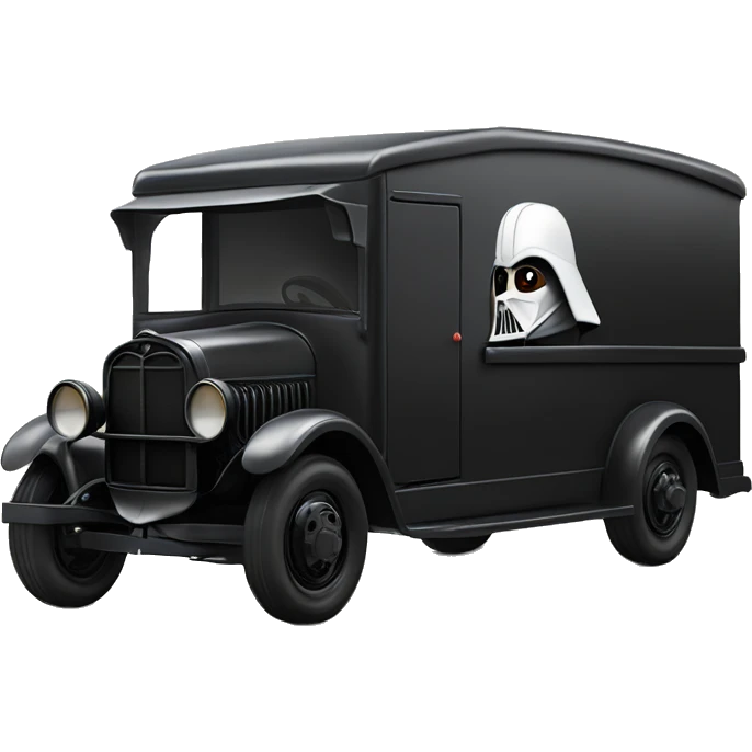 1925 Darth Vader Grumman mail truck emoji