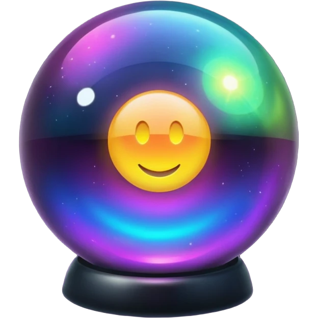 black magic ball sphere emoji