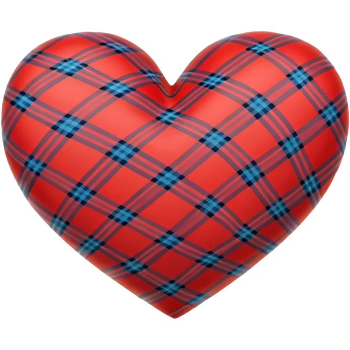 Tartan Heart emoji