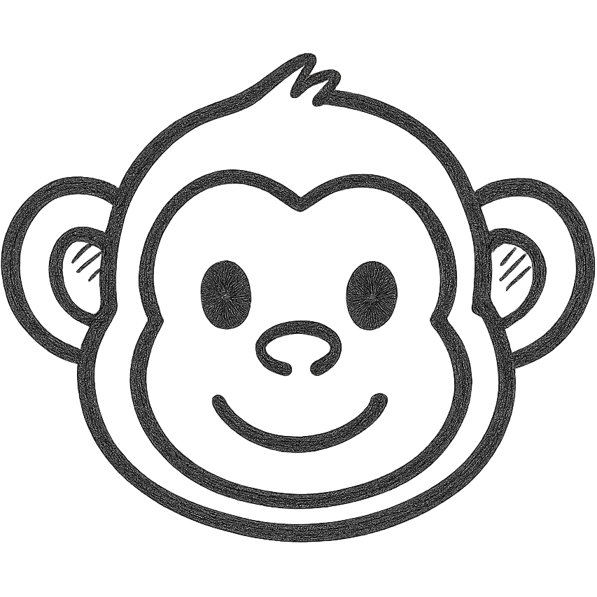 A monkey emoji emoji