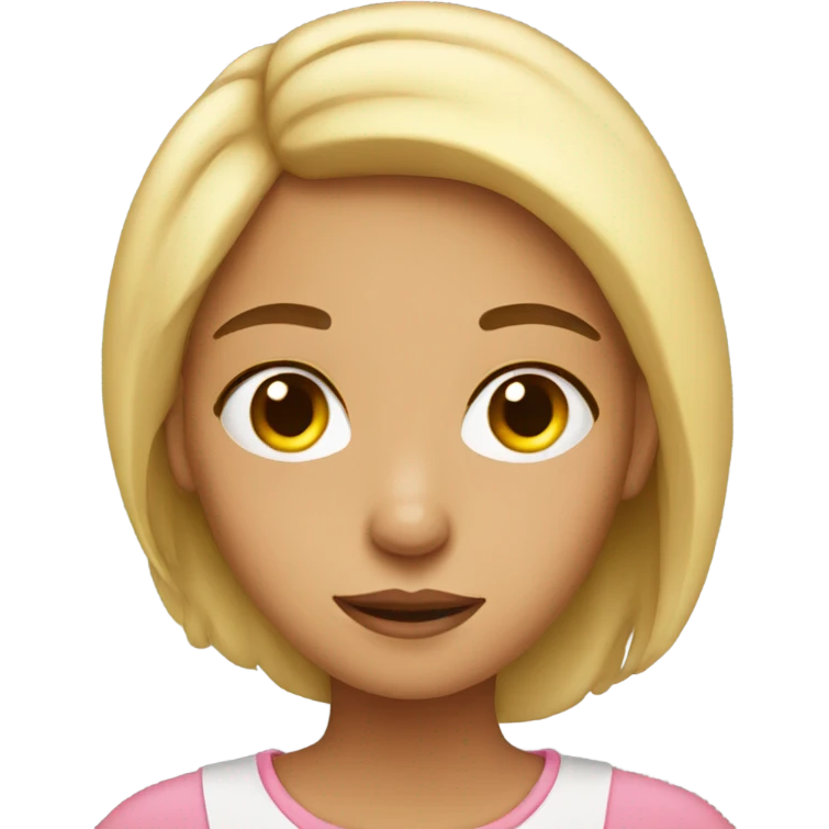 Just awake girl emoji