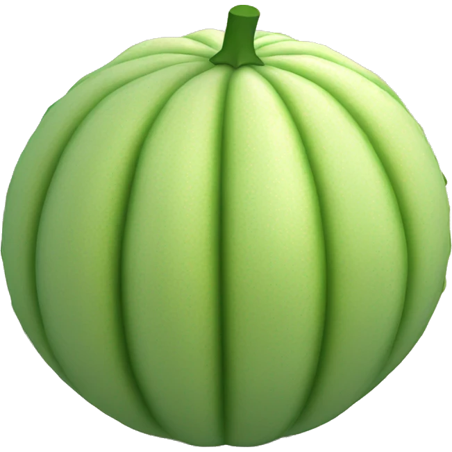 3D muskmelon  emoji