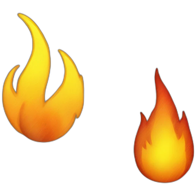 fire and rain emoji