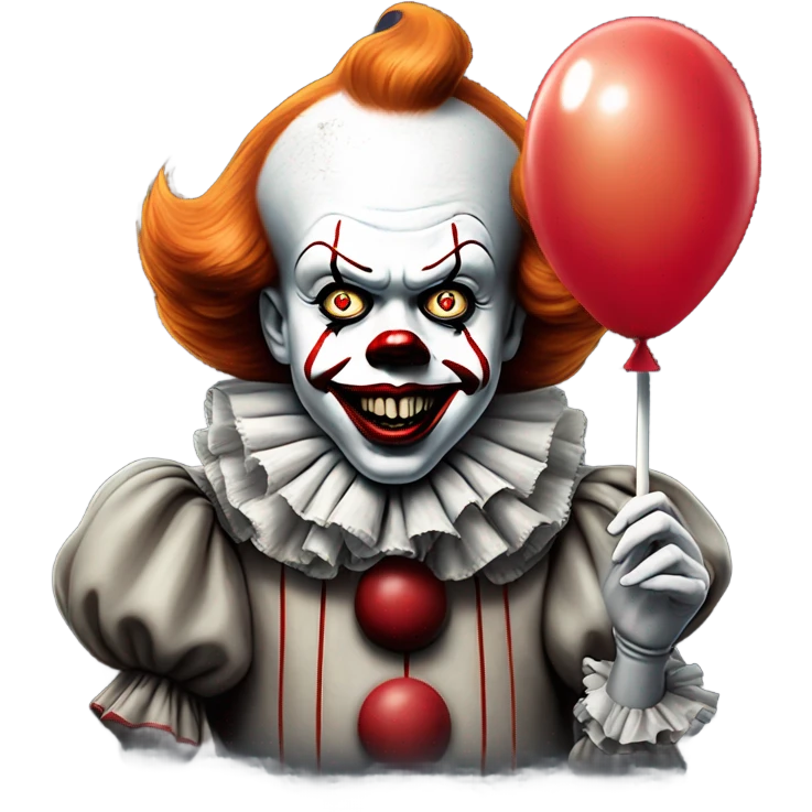 Pennywise smoking  emoji