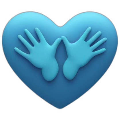 Heart with hands emoji