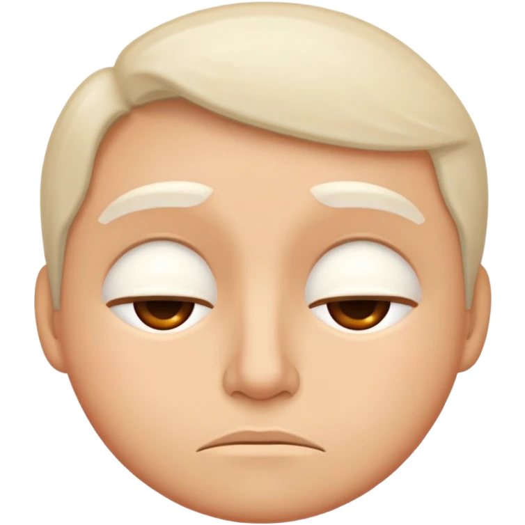 Tired face with été âge emoji