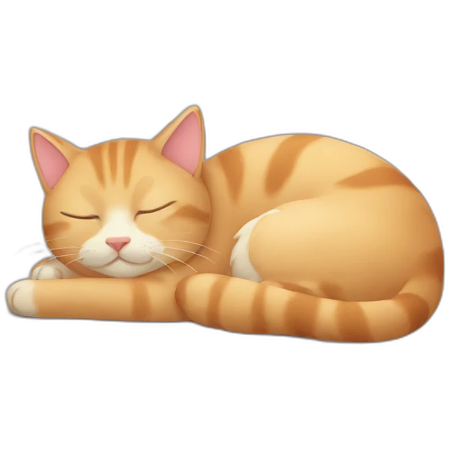Cat sleep emoji