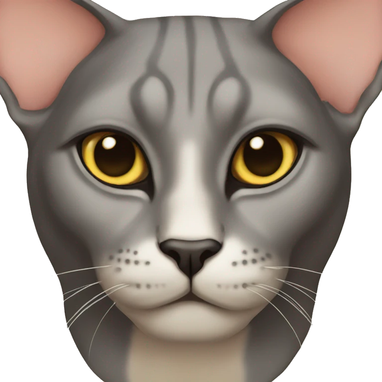 Bold cat sphinx emoji