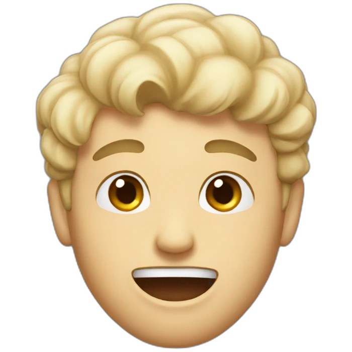 guy mewing emoji