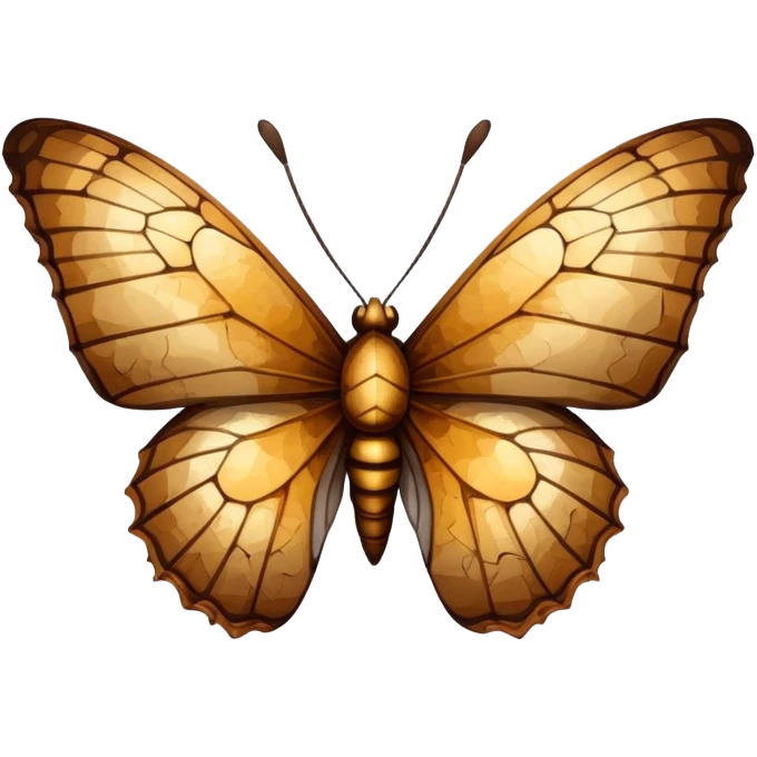 crackled dead butterfly emoji