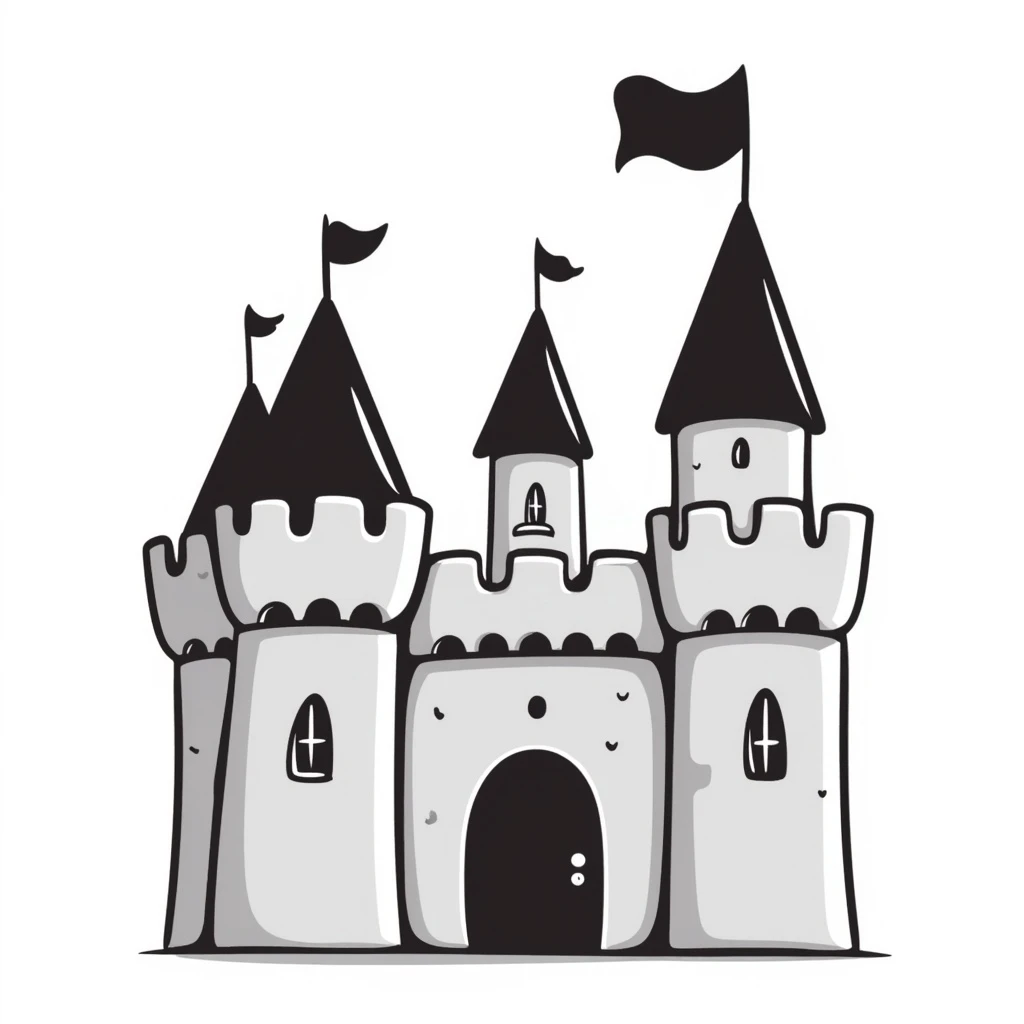 A beautiful castle emoji