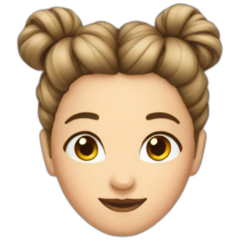 hair bun emoji