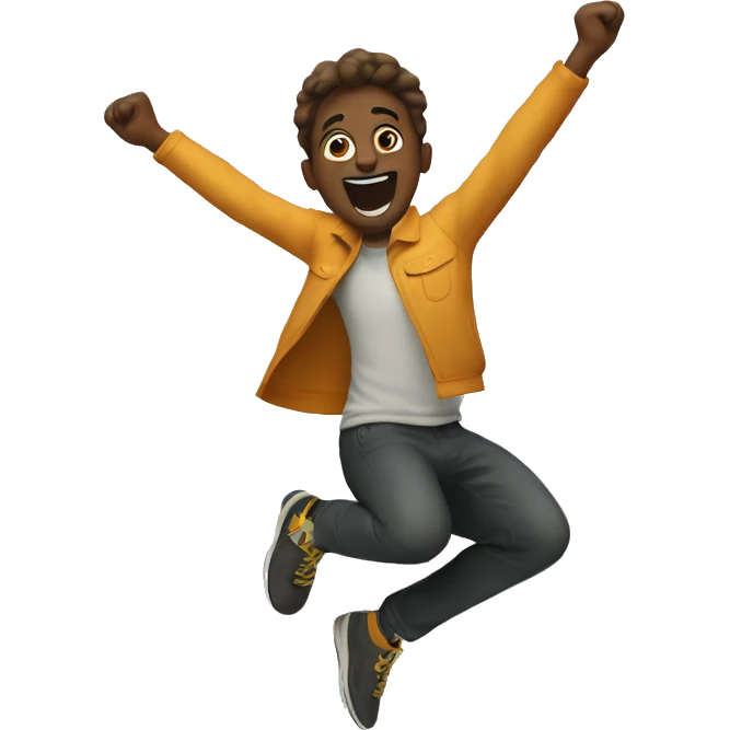 Jumping jacks emoji