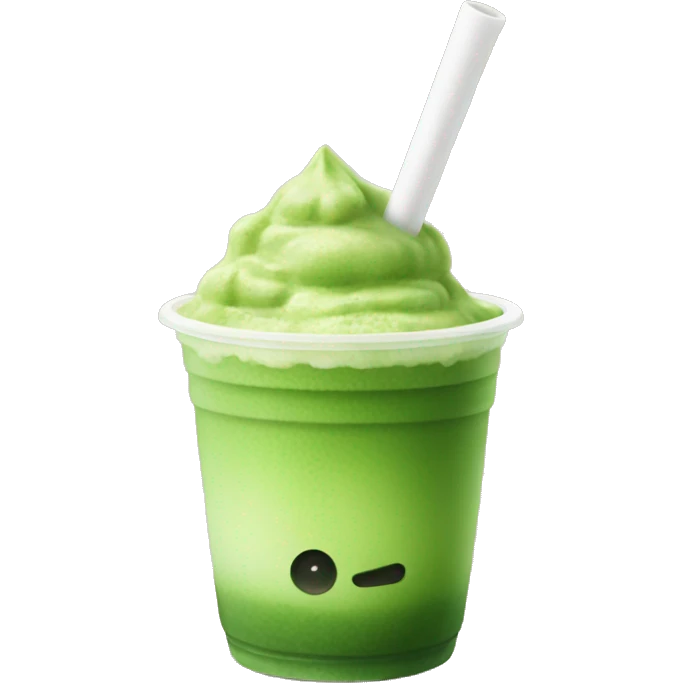 Matcha boba emoji