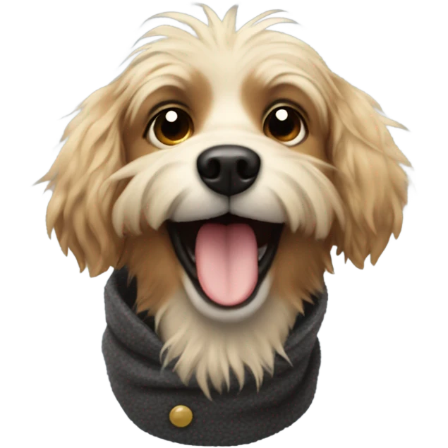 ugly dog emoji
