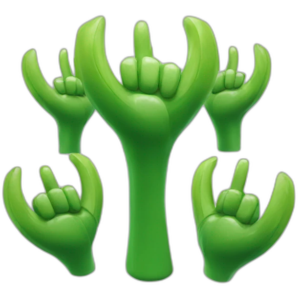 Arc olympique vert emoji