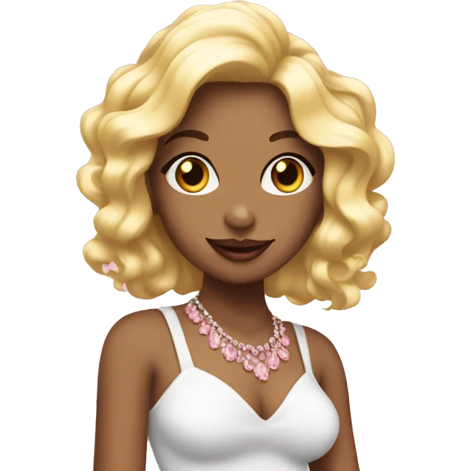coquette pinky girl emoji