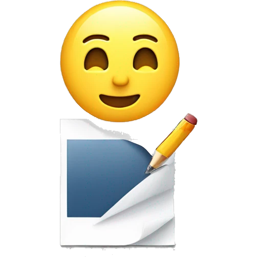 Proposal Emoji 
Usage: To represent project proposals or documents.
Design Idea: A document with a heading and bullet points. emoji