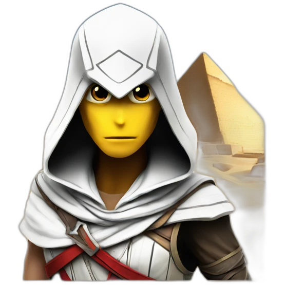 assassin’s creed game logo placed in egypt emoji