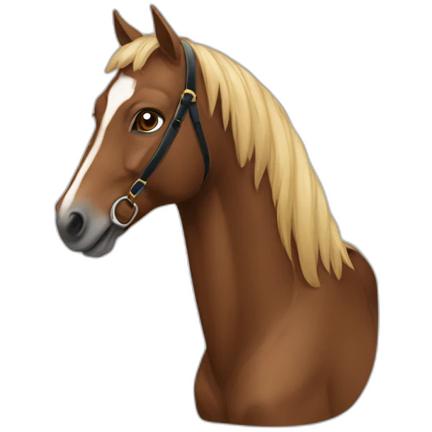 Cavallo senza testa emoji