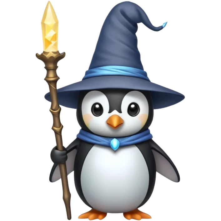 penguin wizard emoji
