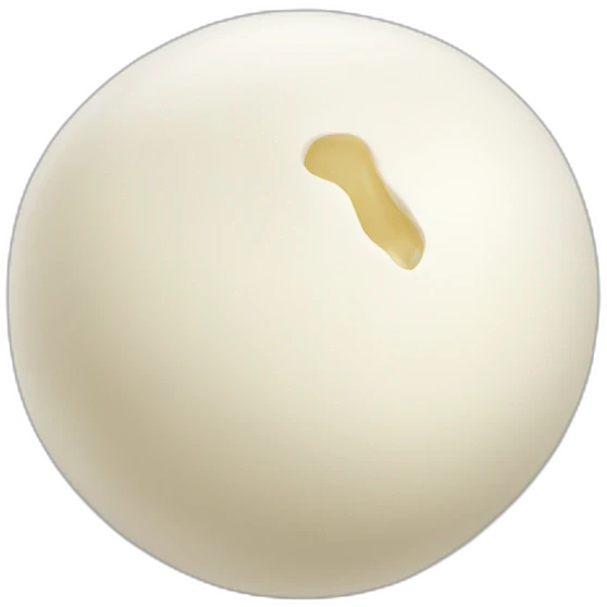 ball of mozzarella emoji