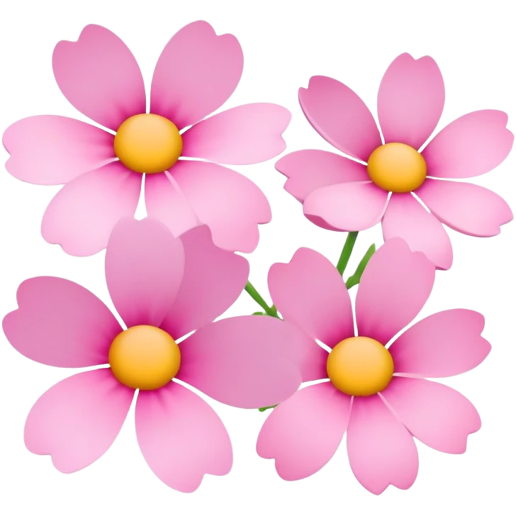 pink flowers  emoji