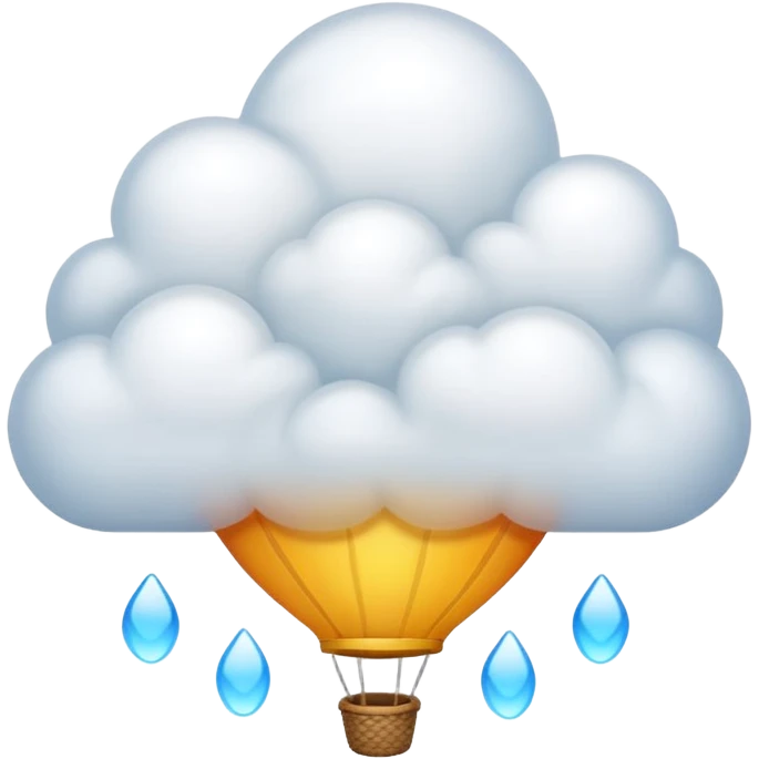 Hot air emoji