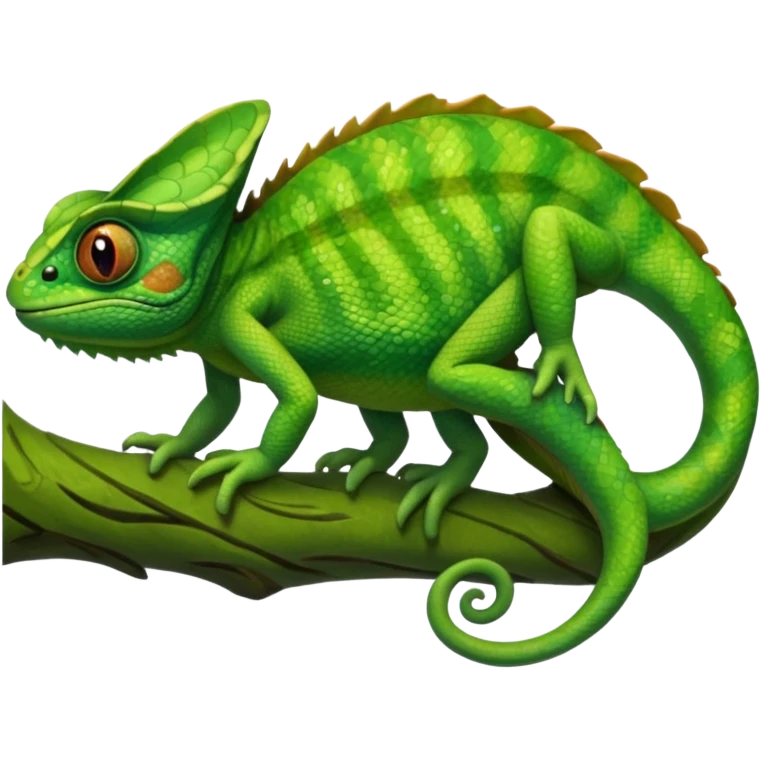 Chameleon from ralunzel emoji
