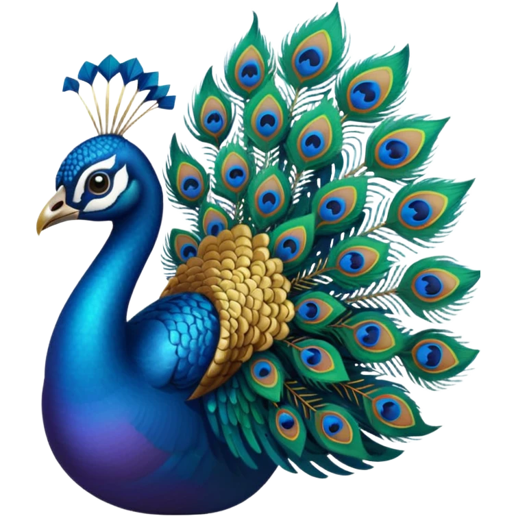 Peacock emoji