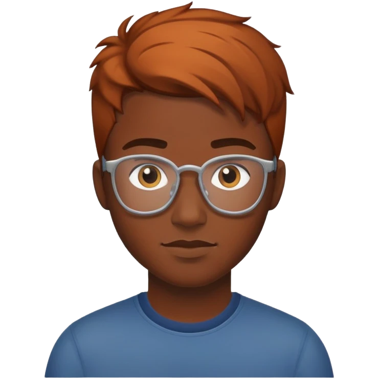 Dark-skinned rusty 25 year old app developer emoji