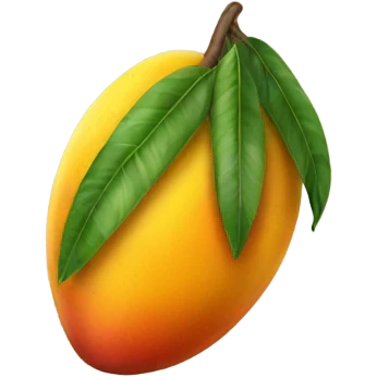 Realistic Mango emoji